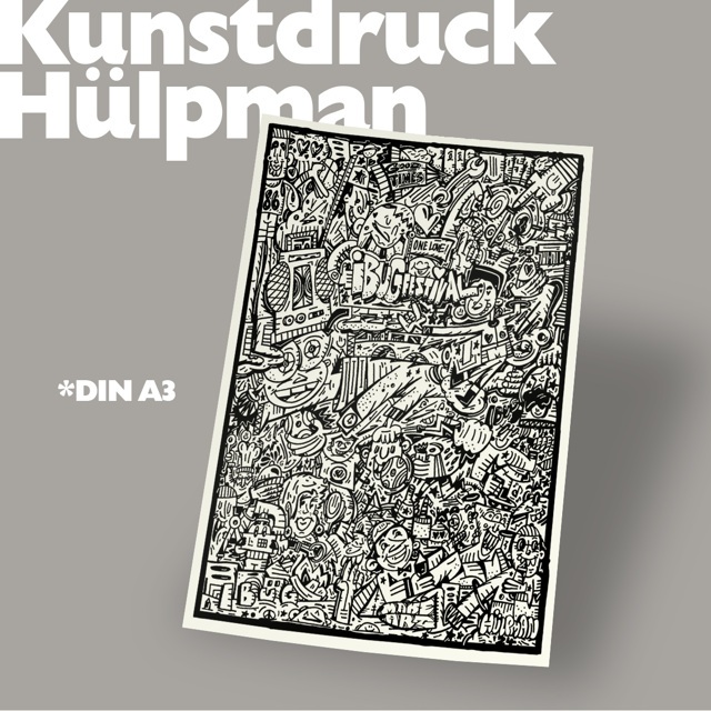 Kunstdruck Hülpman