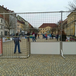 Soccer-Arena für einen Tag